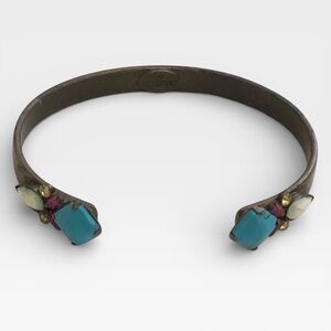 Multi-Colored Rhinestone Sorrelli Cuff Bracelet